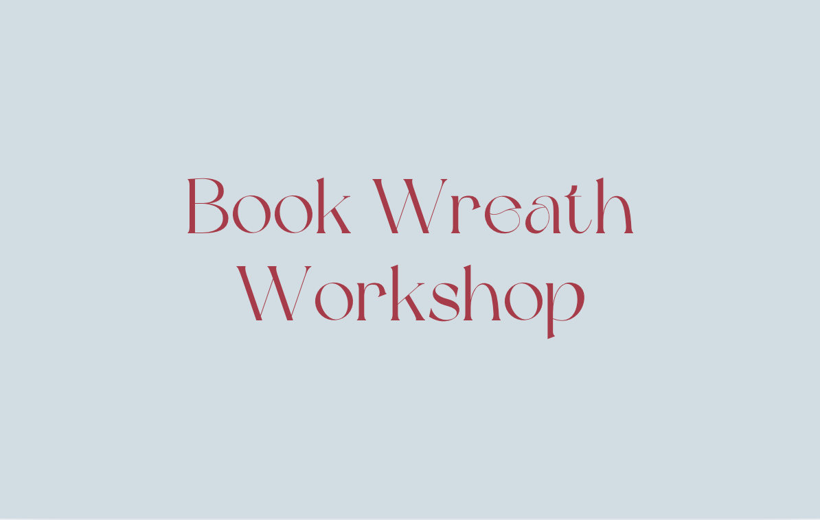 Book Wreath Workshop